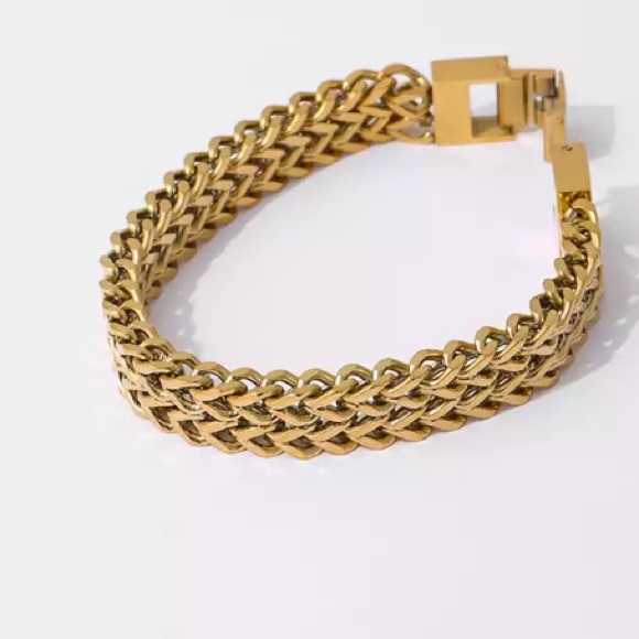 💛Gold  plated chain bracelet - Picture 4 of 6